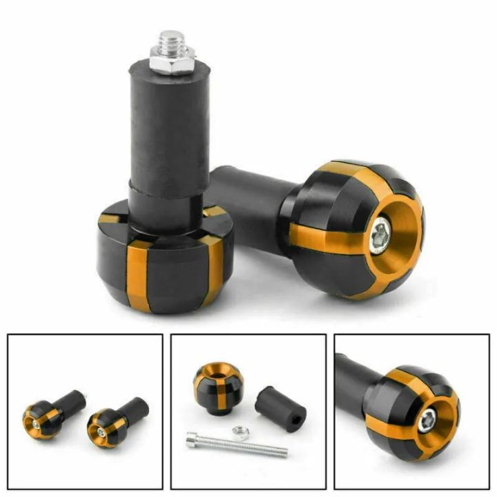 Universal Motorcycle Handlebar Grips End Slider Cap Plug or Gutli - 1 Pair