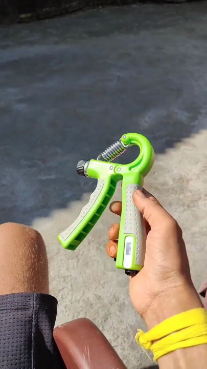 Counting Grip Adjustable Hand Strengthener with Counter for Wrist, Finger, Forearm and Arm Power Training Fitness