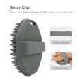 1PC Polygonal Silicone Bath Brush Deep Exfoliation and Rubbing Massage Brush Silicone Body Scrubber Bathroom Bathing Tool.