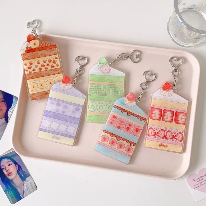 Cute%20Cartoon%20Fruit%20Clear%20Photocard%20Holder%203%20Inch%20%20Star%20Card%20Hard%20Case%20Pendant%20Display%20-%20Image%204