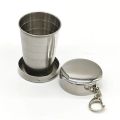 Outdoor Portable Outdoor Camping Portable Metal Stainless Steel Telescopic Cups Folding Cups Drinks Cups..