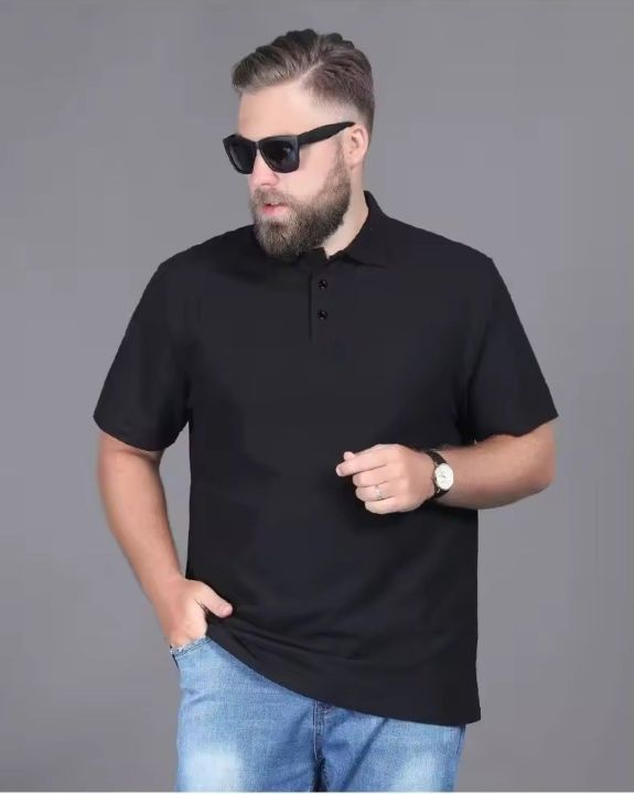 Premier%20Quality%20Polo%20T-Shirt%20for%20Men%202XL%203XL%204XL%20Comfortable%20and%20Stylish%20Solit%20black%20and%20white%20-%20Image%209