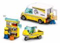 255PCS Express Processing System Container Truck Model Building Blocks - Educational Delivery Vehicle Car Toy for Children.