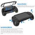 Black White Frosted Hand Grip Joypad Stand Case with L2 R2 Trigger Button For PSV 1000 PS VITA 1000 PSV1000  Game Console Access. 
