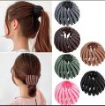 Flower Hair Clips For Girls Stylish Korean | Fancy Hair Claw Clips For Girls Korean |Korean Flower Gradient Egg Large Candy Colour Hair Claw Clips Catchers For Girls. 