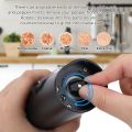 Electric Salt And Pepper Grinder With Adjustable Coarseness Refillable Mill Battery Powered Kitchen Automatic Gadget. 