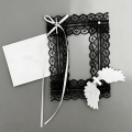 1Pc Lace Photo Card Holder, 3inch Small Cards Simple Anime Cartoon Game Card Holder, Fan Club Idol Support Collection B8 Small Card Polaroid 3inch Photo Display Storage Card Holder, Transparent Ita Bag Decoration Lolita Card Holder. 
