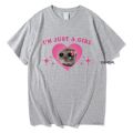 Sad Hamster Meme Im Just A Girl T Shirts Men/Women Clothing Harajuku Aesthetic Tshirt Vintage Unisex Streetwear Cotton Tops. 