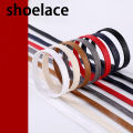 2Pcs/6Pcs New Flat Cotton Shoe Laces 0.6cm Wide Waxed Shoelaces Sneakers Boots Waterproof Leather Shoelace 80/100/120/140/160cm. 