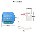 Smart Life ZigBee Bidirectional Energy Meter 2 Channel with 80A Clamp App Monitor Solar Export and Import Power AC100V/240V. 
