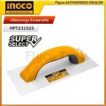Ingco plastic trowel 230x100mm. Super Select Model hpt231025 (plastering trowel) ingco plastic handle trowel 230x100mm. Hpt231025 (plastering trowel). 