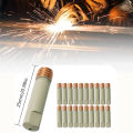 2/5/10PCS MB-15AK 14AK Welding Contact Tips Coating Protect 25mm M6 Gas Nozzle Tip 0.8/1.0/1.2mm MIG Welding Torche Tool Part.