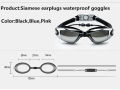 Professional Swimming Goggles Swim Glasses  Electroplate Waterproof Silicone очки для плавания Adluts. 
