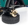 TRX4M Axle Brass Weights Steering Link Blocks Knuckle Diff Cover Caster Blocks for 1/18 RC Crawler TRX4-M Chassis Upgrade Parts. 