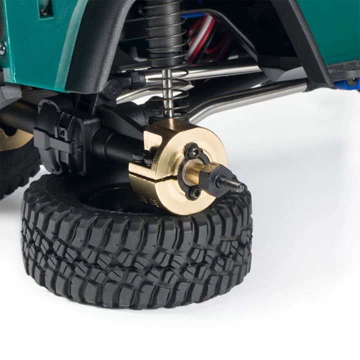 TRX4M%20Axle%20Brass%20Weights%20Steering%20Link%20Blocks%20Knuckle%20Diff%20Cover%20Caster%20Blocks%20for%201/18%20RC%20Crawler%20TRX4-M%20Chassis%20Upgrade%20Parts%20-%20Image%203