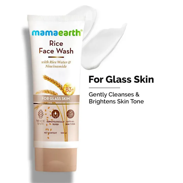 Mamaearth%20Rice%20Face%20Wash%20(100%20ml)%20+%20Rice%20Oil-Free%20Face%20Moisturizer%20(80%20gm)%20-%20Image%202