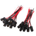 10pcs DC12V T10 W5W 194 168 Socket Marker Light Holder Connector Wire Bulb Harness Replacement Car Parts.