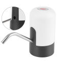 Automatic Water Dispenser With Blue LED Light USB Rechargeable Barreled Water Pumping Device Wireless Electric Water Pump.