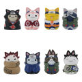 Anime Naruto Figure Toys Cute mini Kakashi Uchiha Itachi Gaara Q Version Action Dolls Pvc Model Edition Desktop Birthday . 