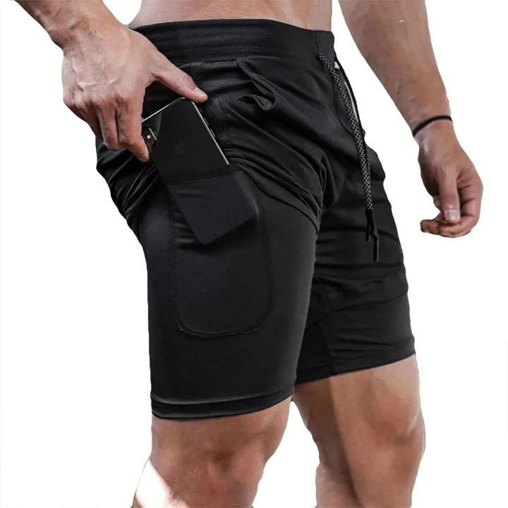 Men's%20Double%20Layer%20Fitness%20Shorts%20Drawstring%20Mesh%20Lining%20Elastic%20Waist%20Breathable%20Quick%20Dry%20to%20Beach%20Pool%20Summer%20Male%20-%20Image%204
