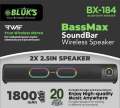 BX 184 BassMax SoundBar Wireless Speaker.. 