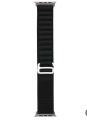 Black Alpine Loop Nylon Strap for Watch – 49mm/45mm/44mm/42mm – Compatible with Ultra, Series 9 to 3 (Strap Only).