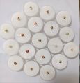 Nose Pin Big Size 6mm To 6.5mm High Quality Gold-Plated for Girl & Woman. 