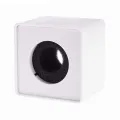 Microphone Flag Station Cube ABS Square Flags Interview Mic Logo Mark TV Station Reporter Microphone Cube Box Foam Cover. 