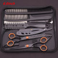 6.0''Hair Scissors Stainless Cutting Shears Thinning Hairdressing Haircut Comb Razors Set Salon Barber & Home Dropshipping C1001. 