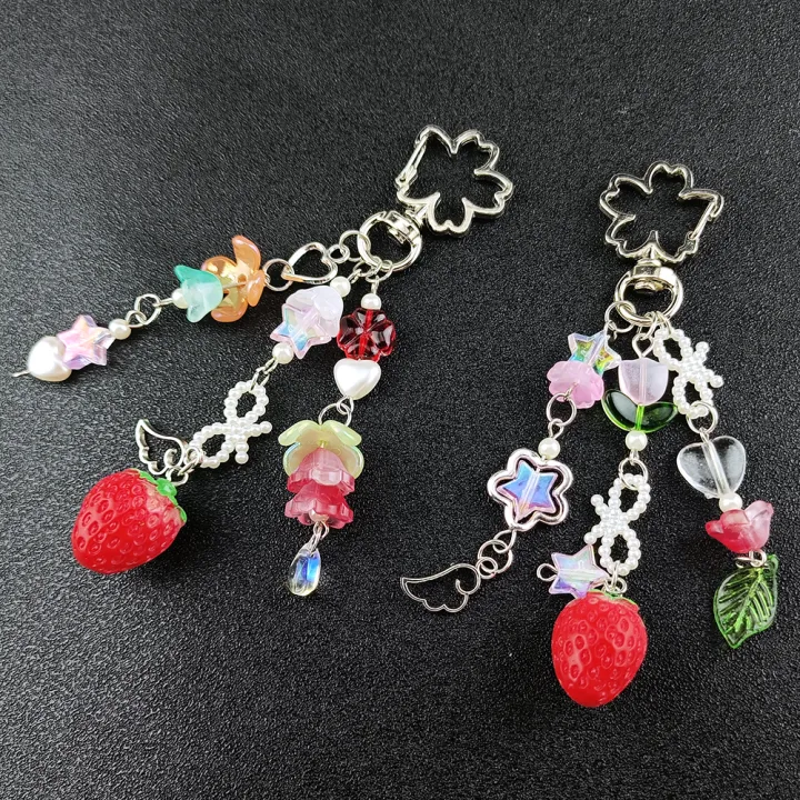Cute%20Strawberry%20Bow%20Keychain%20Y2K%20Coquettish%20Fairytale%20Lily%20of%20the%20Valley%20Handbag%20Pendant%20Key%20Ring%20Jewelry%20Accessories%20Girls%20%20-%20Image%202