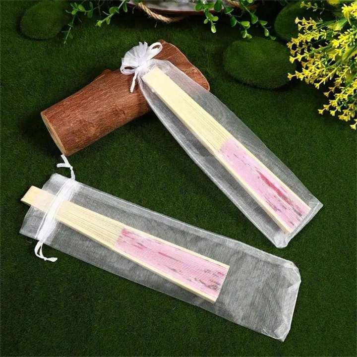 10/20pcs%20Drawstring%20Organza%20%20Bag%20Folding%20Hand%20Fan%20Storage%20Pouches%20Tulle%20Bags%20Craft%20Wrapping%20Bags%20Party%20Wedding%20Favor%20-%20Image%204