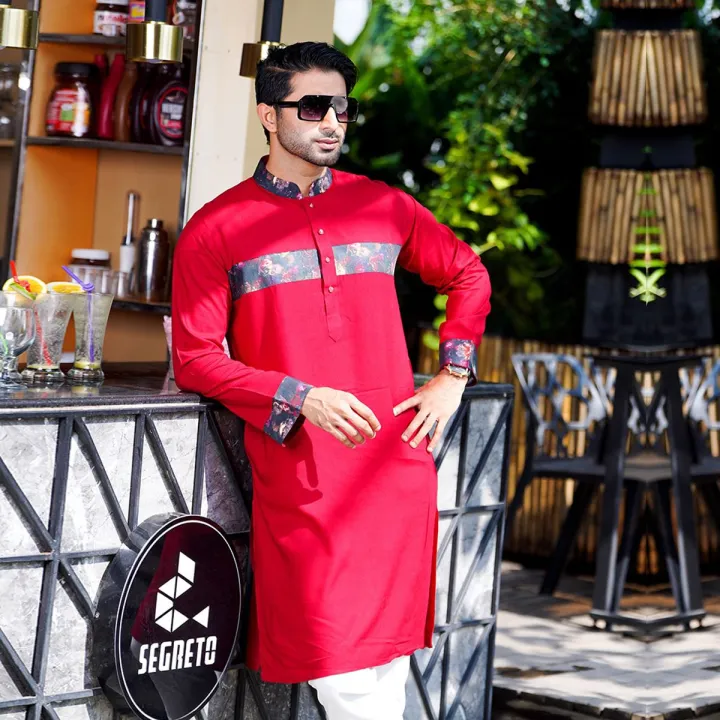 Stylish%20and%20Fashionable%20Export%20Quality%20Lilan%20Cotton%20Panjabi%20For%20Men.%20-%20Image%205