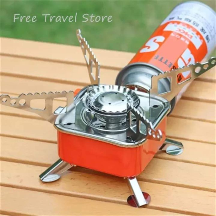 Portable mini Gas stove with Bottle