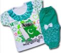 14 August Independence Day Baby Girls Dress White & Green/ Jashn-e- Azadi sale on Baby Girls Dresses/ 14 August Baby Girls Dresses/ Baby Girls Dresses Special Azadi sale. 