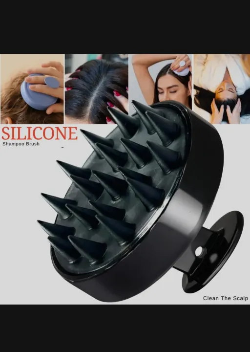 2-in-1 Silicone Head Massager & Scalp Scrubber – For Hair Growth & Deep ...