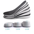 2PCS Hard Breathable Memory Foam Height Increase Insole Heel Lifting Inserts Shoe Lifts Shoe Pads Elevator Insoles for Unisex. 