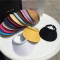 1PC Summer Sun Visors for Women Adjustable Cap Sports Sun Visors for Men Clip-On Wide Brim Visor Hats Straw Cap Suncap.