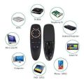 Wireless Air Mouse Remote G10 Model Voice Remote Control 2.4G Wireless IR Learning for Smart Tv Box and PC with IR Learning Fly Air Remote Mouse for Android TV Box Black Remote Controller. 