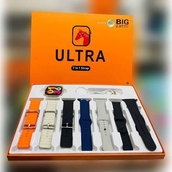 7 in 1 Ultra 8 Smart Watch Big Screen With Wireless Charger Latest Version Ultra 8 Smartwatch