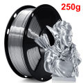 250g 500g 1Kg PLA Silk Silver 3D Printer Filament 1.75mm pla silver silk For 3D Printer Material Filament wire Vacuum Packaging. 