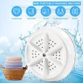 Worlds Smallest Portable Washing Machine Mini Washing Turbo with USB, Suitable for Home, Business, Travel, College Room, RV, Apartment. 