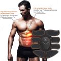 Electric Wireless Muscle Stimulator EMS 8 Pack Abdominal ABS Stimulator Fitness Body Slimming Massager.