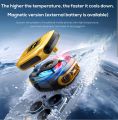 Memo CX12 Magnetic Semiconductor Phone Cooler - RGB Radiator Cooling Fan for Mobile Gaming.