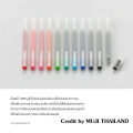 Muji gel pen 0.38 and 0.5mm. 