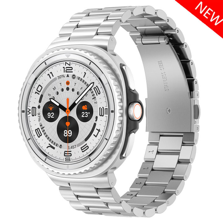Stainless Steel Strap For Watch 8 classic 46mm Metal Watchband Bracelet Correa For Watch 8 9 40 44mm band