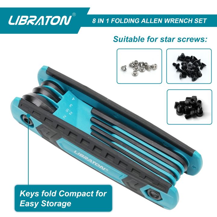 LIBRATON%208%20in%201%20Folding%20Allen%20Wrench%20Set%20Metric%20Allen%20Key%20Set%20Tool%20Or%20Folding%20Tamper%20Proof%20Torx%20Key%20Set%20Portable%20Star%20Wrench%20Kit%20-%20Image%205