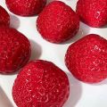 Big Strawberry Squeeze Taba Squishy Toy Kawaii Red Pink Squishies Fidget Toy Fruits Vegetables Soft Girl Birthday  Toy. 