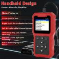 Enhanced universal OBD II scanner for automotive engine fault code readers can diagnose scanning tools and clear error codes.