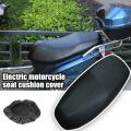 Motorcycle Seat Cover Waterproof Rain Dustproof Motorbike Scooter Cushion Seat for Sun Protection With Stretch Leather Bag.