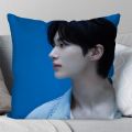 1pc Korean Celebrity Byeon Wooseok Pillow Case Square Pillow Bedroom Sofa Leisure Comfort Car Living Room Home Decoration 40X40. 